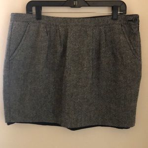 Tweed mini skirt